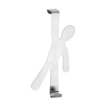Cârlig suspendat pentru ușă Wenko Hook Boy Light, argintiu