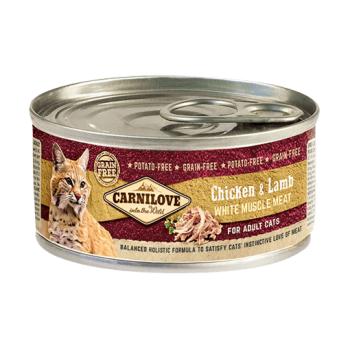 Carnilove Adult Cat Chicken and Lamb 100 g conserva