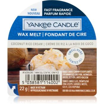 Yankee Candle Coconut Rice Cream ceară pentru aromatizator 22 g