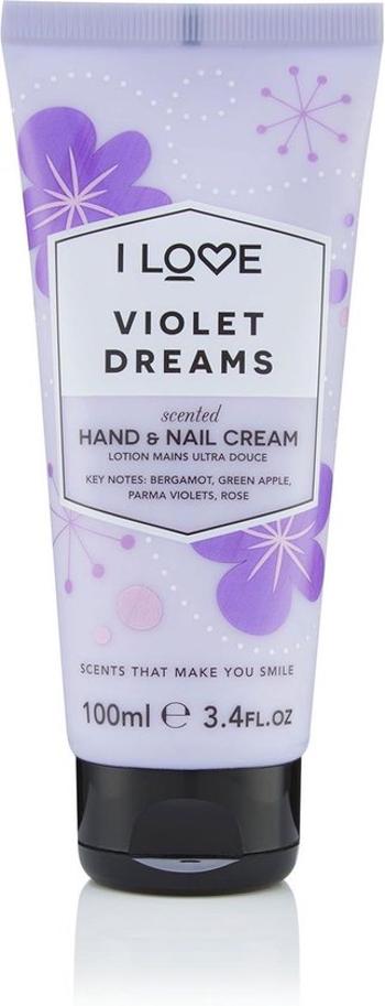 I Love Cremă pentru mâini si unghii Signature Violet Dreams (Hand & Nail Cream) 100 ml