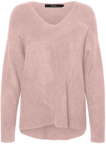 Vero Moda Pulover pentru femei VMCREWLEFILE Relaxed Fit 10233357 Sepia Rose M