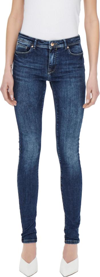 ONLY Blugi de damă ONLPUSH Skinny Fit 15235035 Dark Blue Denim 30/30