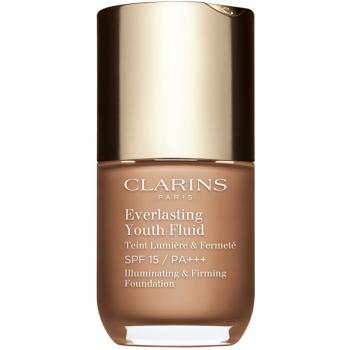 Clarins Everlasting Youth Fluid make-up pentru luminozitate SPF 15 culoare 112.3 Sandalwood 30 ml