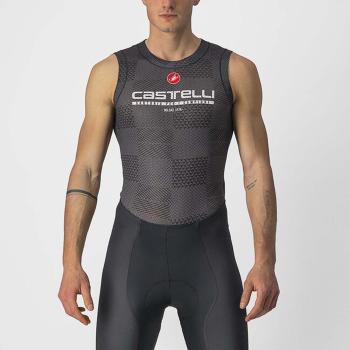 
                 CASTELLI Tricou de ciclism fără mâneci - PRO MESH BL - negru  
            