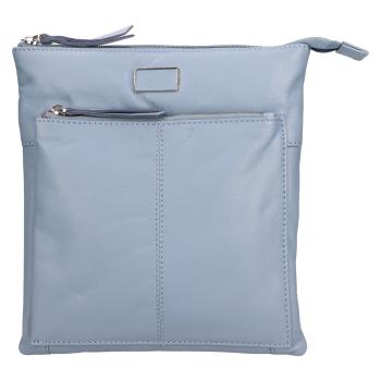 Lagen Geantă crossbody din piele pentru femei BLC-4594-20 L.BLUE