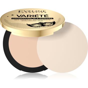 Eveline Cosmetics Variété pudra compacta minerala cu aplicator culoare 01 Light 8 g