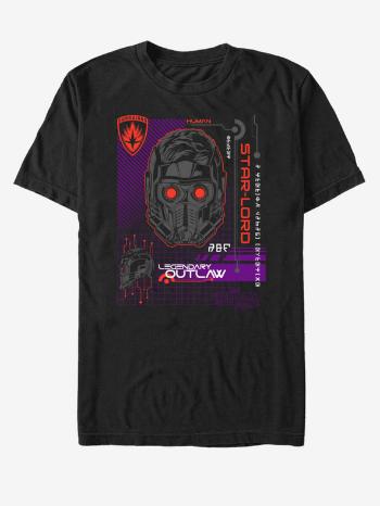 ZOOT.Fan Marvel Star-Lord Strážci Galaxie Tricou Negru