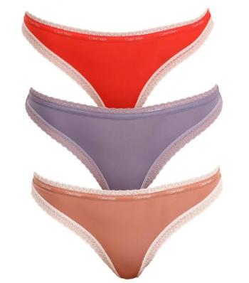 Calvin Klein 3 PACK - tanga pentru femei QD3802E-147 XL