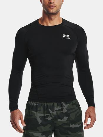 Under Armour UA HG Armour Comp LS Tricou Negru