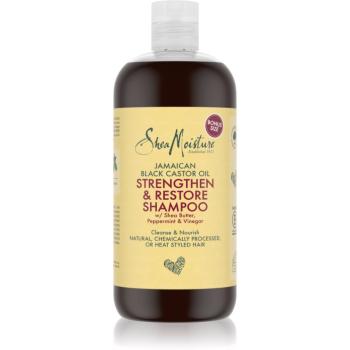 Shea Moisture Jamaican Black Castor Oil Strengthen & Restore Șampon pentru fortificare și revitalizare 473 ml