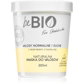 beBIO Normal / Dry Hair masca pentru regenerare pentru par normal spre uscat 200 ml