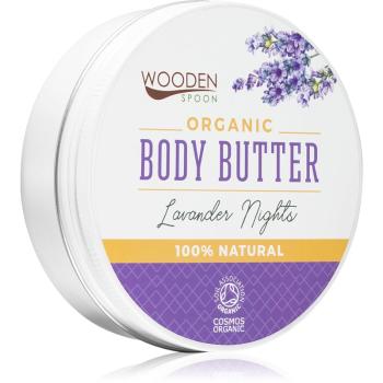 WoodenSpoon Organic Lavender Nights unt pentru corp cu lavanda 100 ml