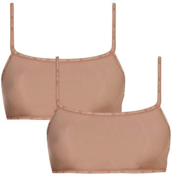 Calvin Klein 2 PACK - sutien pentru femei CK One Bralette QD3806E HONEY ALMOND L