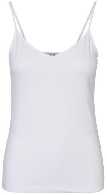 Pieces Siren doamnelor Sirene Singlet Bright White XS