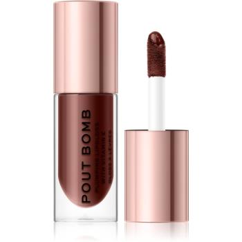 Makeup Revolution Pout Bomb luciu de buze pentru un volum suplimentar lucios culoare Sugar 4.6 ml