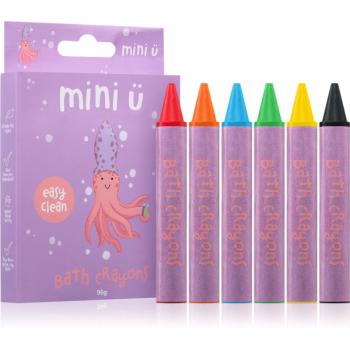 Mini-U Bath Crayons creioane colorate pentru baie 6x96 g