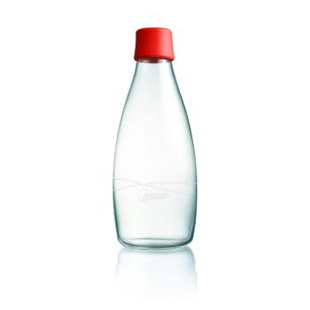 Sticlă ReTap, 800 ml, roșu