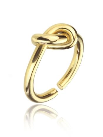 Marc Malone Inel placat cu aur cu nod Rylee Gold Ring MCR23003G