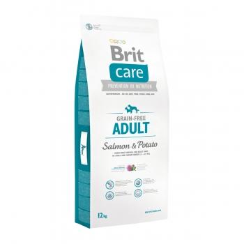 BRIT Care Adult Small and Medium Breed, XS-M, Somon cu Cartofi, hrană uscată fără cereale câini, 12kg