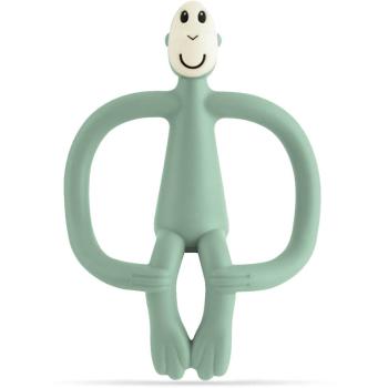 Matchstick Monkey Teething Toy and Gel Applicator jucărie pentru dentiție perie 2 in 1 Mint Green 1 buc