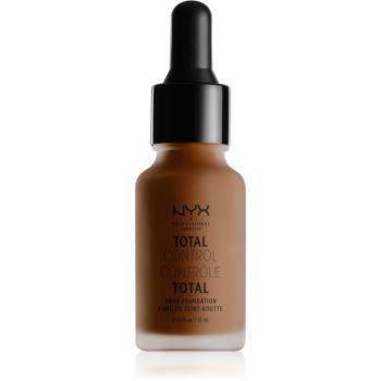 NYX Professional Makeup Total Control Drop Foundation make up culoare 23 Chestnut 13 ml