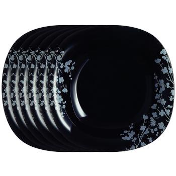 Set farfurii adânci Luminarc Ombrelle 21 cm,6 buc., negru