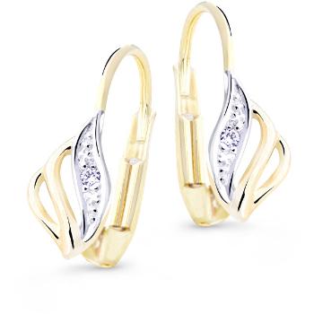 Cutie Diamonds Cercei bicolori de lux din aur cu diamante  DZ8024-55-00-X-1
