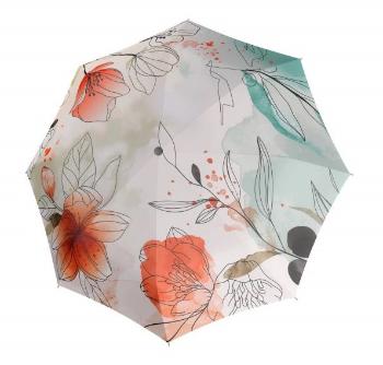 Doppler Umbrelă pliabilă complet automată pentru femei Magic Floral 744865FL