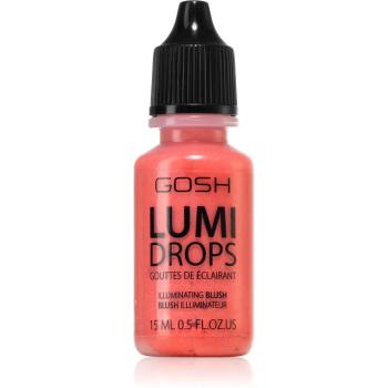 Gosh Lumi Drops iluminator lichid culoare 008 Rose Blush 15 ml