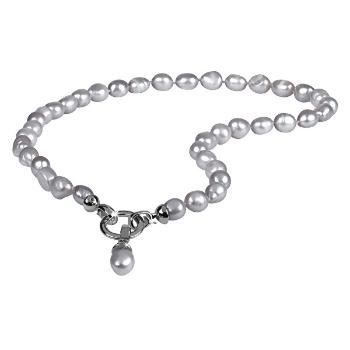 JwL Luxury Pearls Colier de perle gri reale JL0557