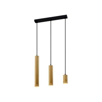 Lustră negru/auriu cu abajur din metal 6x46 cm Tubo – Candellux Lighting