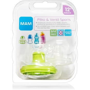 MAM Baby Bottles Spout & Valve Sports set pentru copii 12m+