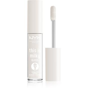 NYX Professional Makeup This is Milky Gloss Milkshakes lip gloss hidratant produs parfumat culoare 16 Coquito Shake 4 ml