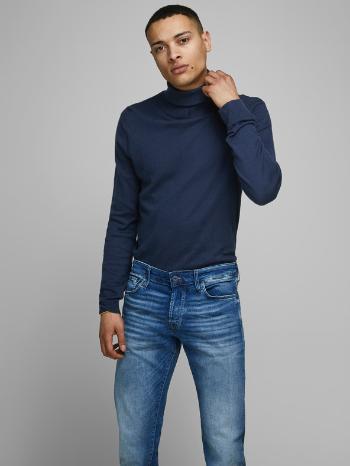 Jack & Jones Emil Bluză cu gât Albastru