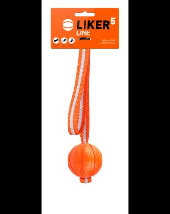 LIKER LINE Dog Toy Minge cu șnur 5 cm