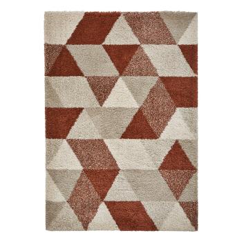 Covor Think Rugs Royal Nomadic Angles, 160 x 220 cm, roșu închis