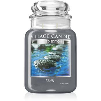 Village Candle Clarity lumânare parfumată  (Glass Lid) 602 g