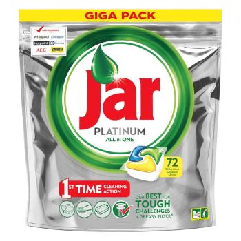 Detergent tip capsule pentru mașina de spălat vase Jar Platinum, 72 buc.