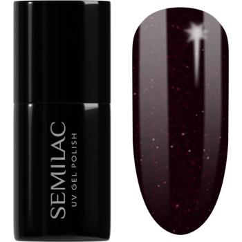 Semilac UV Hybrid Standard Glitter lac de unghii sub forma de gel culoare 148 Night Euphoria 7 ml