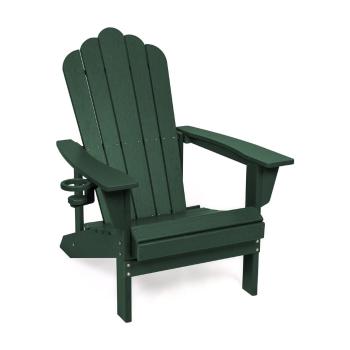 Fotoliu de grădină verde din plastic Adirondack – Bonami Selection