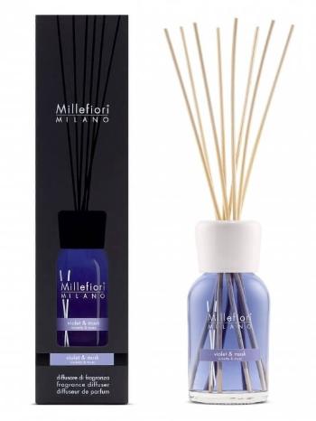 Millefiori Milano Difuzor de aromă NaturaViorele & Mosc 250 ml