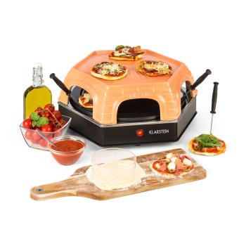 Klarstein Capricciosa, cuptor pentru pizza, 1500 W, capac din teracotă, funcția de menținere a căldurii