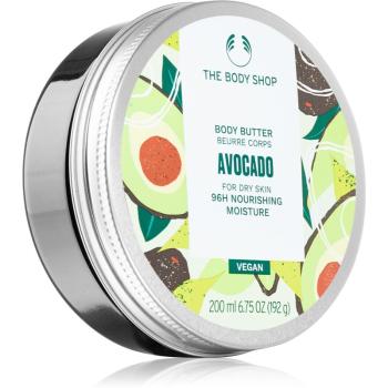 The Body Shop Body Butter Avocado lapte de corp pentru piele uscata 200 ml