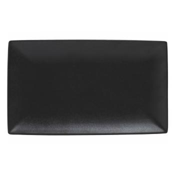 Farfurie din ceramică pentru servire Maxwell & Williams Caviar, 27,5 x 16 cm, negru