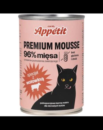 COMFY APPETIT PREMIUM Mousse conserve cu vita pentru pisica 6x400 g