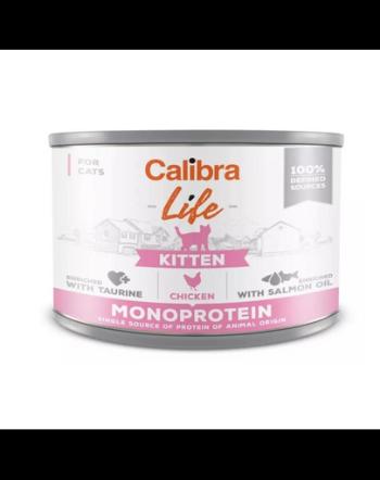 CALIBRA Cat Life Kitten Chicken 200g hrana monoproteica cu pui pentru pisoi