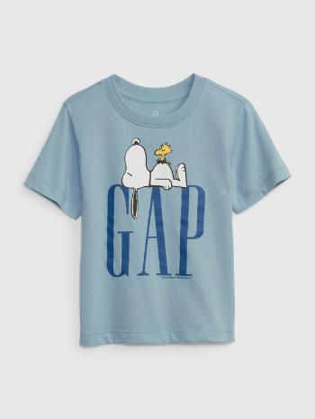 GAP GAP & Peanuts Snoopy Tricou pentru copii Albastru