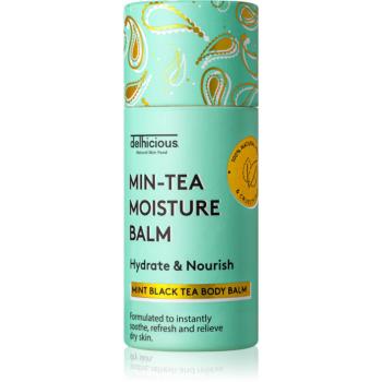 delhicious MIN-TEA MOISTURE BALM balsam de corp cu efect intens de regenerare pentru piele uscata si sensibila 70 g