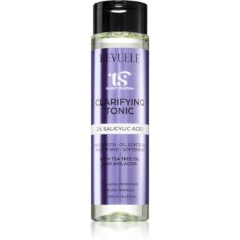 Revuele Target Solution Clarifying Tonic tonic pentru curățarea tenului cu acid salicilic 250 ml