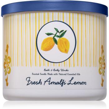 Bath & Body Works Fresh Amalfi Lemon lumânare parfumată 411 g